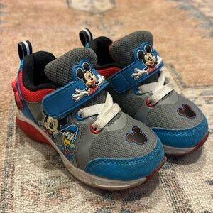Toddler Light Up Mickey Mouse Tennis Shoes